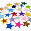 Attuslla 102 PCS Assorted Star Iron on Patches Sew on