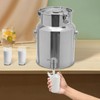 304 Stainless Steel 2.64 Gal Milk Can, Water Beverage Drink
