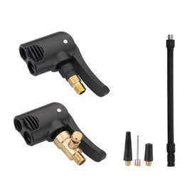 HUANR Pack of 2 French Valve Adapter, 2 in 1 Car Valve Adapter, Empty Bicycle Valve Adapter, Portable Valve Adapter, French Valve, for Motorcycles, Cars, Bicycles