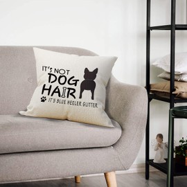 Mancheng-zi Blue Heelers Pillow Covers 18x18,Blue Heelers Gifts,Blue Heelers Decor,Blue Heelers Gifts for Women