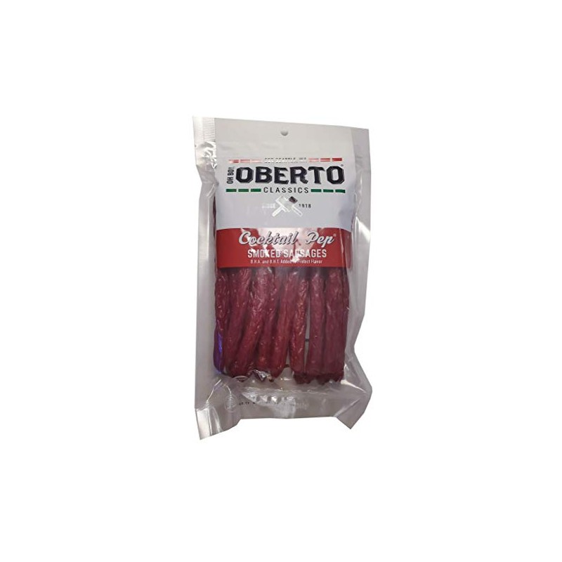 Oh Boy! Oberto Classics Cocktail Pep Smoked Sausages | 12