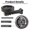 Bike Mount Compatible Adapter Stem Top Cap Computer Mount with