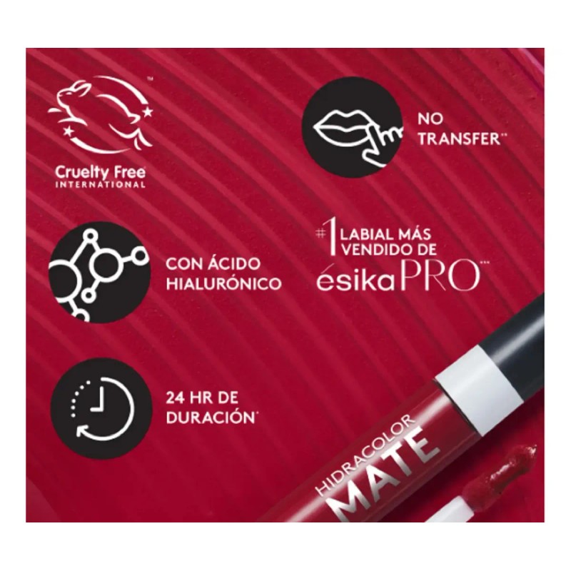Esika Labial Hidracolor Labial Mate No Transfer