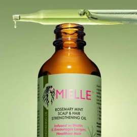 Kit Shampoo Acondicionador Y Aceite De Romero Mielle Organic