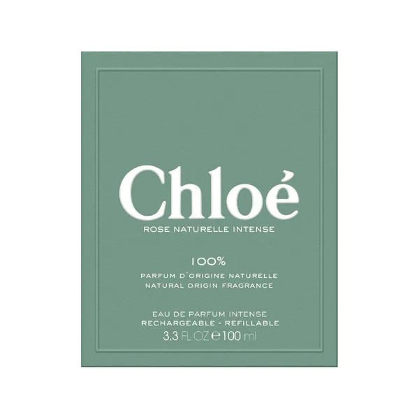 Chloé Rose Naturelle Intense EDP recargable, para mujer, 100 ml