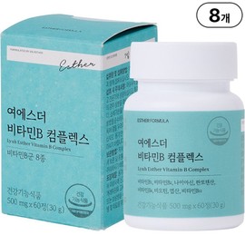 Directly managed by head office Yeo Esther Vitamin B Complex National Nutrition Project, 8 units, 60 tablets / 본사직영 여에스더 비타민B 컴플렉스 국민영양 프로젝트, 8개, 60정