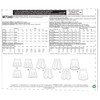 McCall's Patterns M7345 Children's/Girls' Straight, Handkerchief or High-Low Hem Skirts,