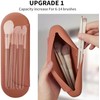 Makeup Brush Holder Travel, Compact Lightweight Accessory for Travel and