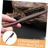 Healvian Mens Hair Brush Wooden Handle Portable Detangling Brush for