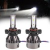 2PCS 60W White Light Car LED Integrated Headlights SuperSpotlight Built