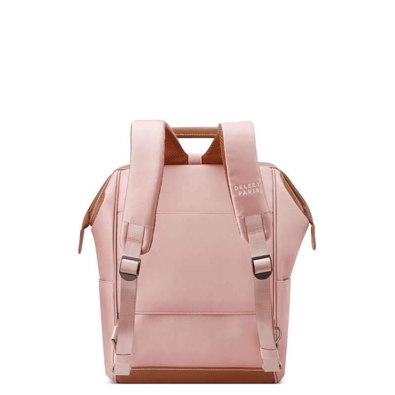 DELSEY PARIS Chatelet 2.0 Tote Travel Backpack Bag, Blush Pink