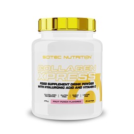 Scitec Nutrition Collagen Xpress - 15g Kollagen pro Dosis - glutenfrei, zuckerfrei, laktosefrei - mit Vitamin C & Hyaluronsäure, 475 g, Fruit Punch