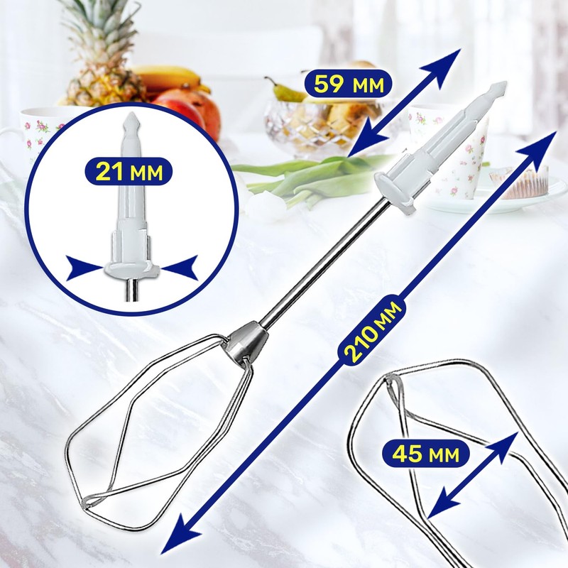 Whisk for Hand Mixer 210 x 45 mm with the