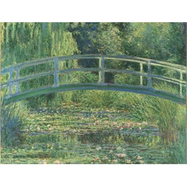 National Gallery 1000 Piece Jigsaw Puzzle - The Water-Lily Pond - Made In The UK - Incredibly Detailed - Hi-def Image - 100% Recycled Puzzle Board