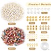 HOLDLEAF Beads for bracelets, 3 mm beads for threading, make