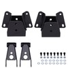 maXpeedingrods 4” Lowering Drop Kit Shackles & Hangers for Ford