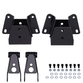 maXpeedingrods 4” Lowering Drop Kit Shackles & Hangers for Ford F150 F100 1973-1996 2WD Front Rear Drop Kit