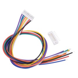 Jadeshay JST Connector, 10 Pairs JST Connectors, JST Connection Cable, JST 2.0 mm 8-Pin Male with 300 mm 26AWG Cable Wire