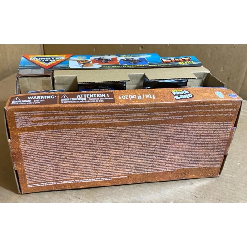 Hot Wheels 12 New Monster Jam Truck Dirt Refill Kinetic