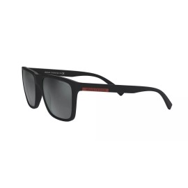 AX Armani Exchange A|X Armani Exchange Men's AX4080S 80786G Matte Black/Light Grey Mirror lenses