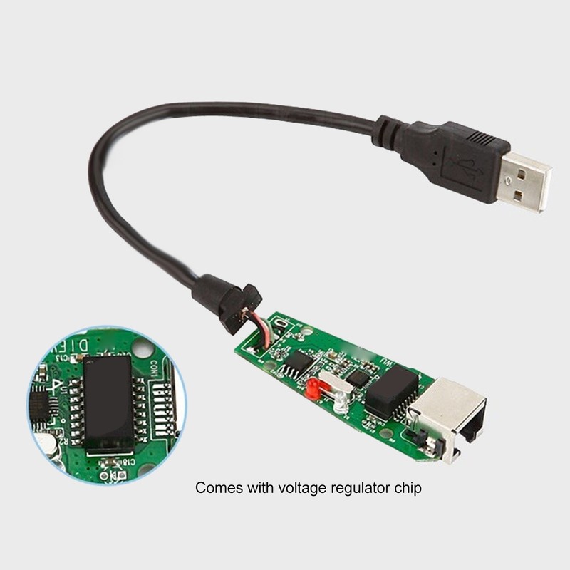 USB 2.0 Fast Ethernet LAN Adapter 10 100Mbps Plug and