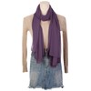 Elerevyo Women's Scarf, Solid, Chiffon, Lightweight, Soft, Thin, Long Head