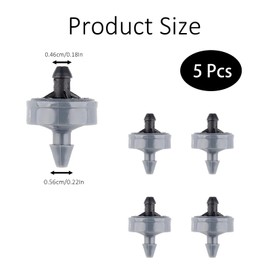 5 Pcs Irrigation Drippers,Irrigation System Parts,Watering System Parts,Ideal for Garden and Greenhouse,Equipment for Orchards and Greenhouses,Drip Emitters Maintain Constant Flow
