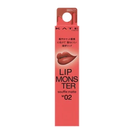 KATE Lip Monster Souffle Matte M02 Everlasting Cherry Blossom, 1 Unit (x 1)