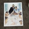 Norman Rockwell print "FREEDOM FROM WANT" Thanksgiving Christmas dinner 11x14"