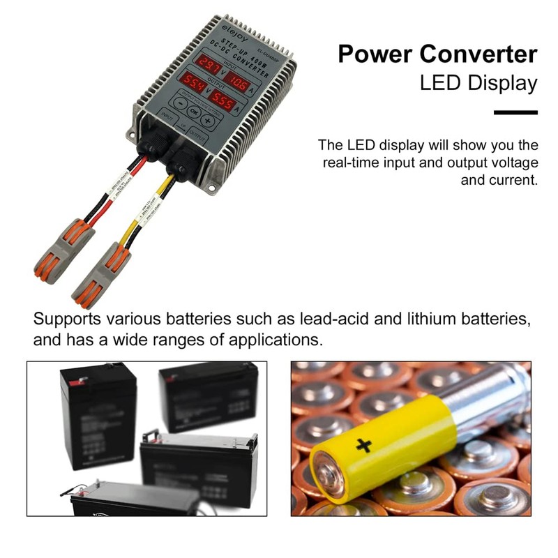 DC-DC Voltage Adjustable Power Converter 10-32V to 11-85V Power Converter