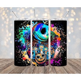 Jack Skellington Nightmare Before Christmas 20 oz Stainless Steel Tumbler