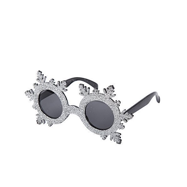 Novelty Christmas Theme Glasses (Christmas Tree, Santa, Reindeer, Snowflake etc)