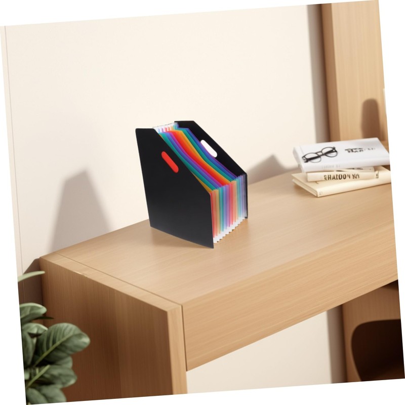 Operitacx Vertical Accordion File Organizer Large Capacity Document Wallet Paper