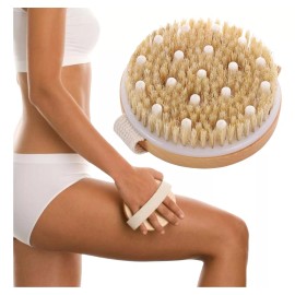 Veraly Cepillo Corporal Elimina Células Muertas Cerdas Naturales