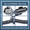 Esttlamer 2Pcs Wiring Adapter HID to Halogen Headlight Compatible with