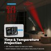 uzoli Projection Alarm Clock Weather Station, WWVB Atomic Projector Clock