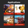 Walfront Crane Push Button Switch Up Down Hoist Self-Resetting with