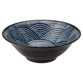 Mino W20243 Seigaiwa Edo Komon Flat Bowl