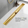 NEODRAIN 24 Inch Modern Design Golden 304 Stainless Steel Shower