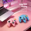PGYFDAL 2 Pack Classic N64 Controller, Wired Gamepad Upgraded Joystick