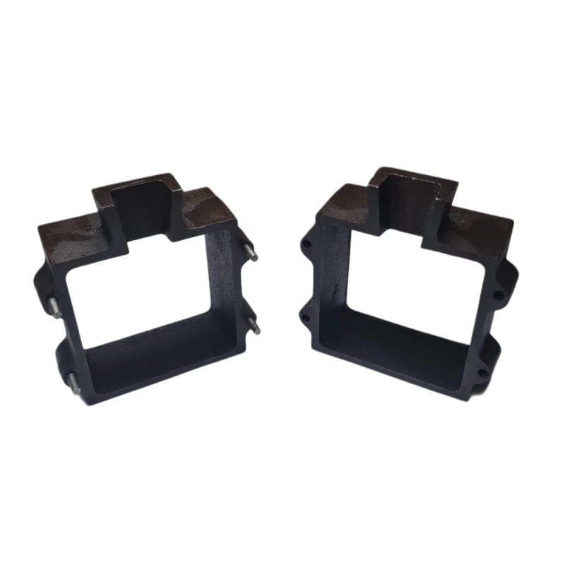bestbuywholesalers Set of 2 Cast Iron Flask Mold Frames Sand
