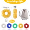 Finger Massage Ring, with Storage Bag, Acupressure Ring, Super Decompression,