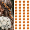 YISSION 40 Pcs Mini Rose Flower Hair Clips Cute Floral