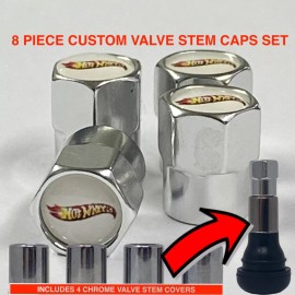 Camellia City Rod and Custom Hot Wheels Valve Stem Caps red line TH Camaro beetle treasure hunt rare vintage