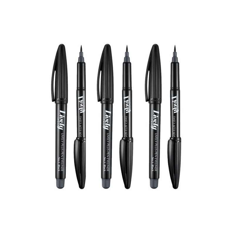 big mouth IPKN Lively Plus Pen Eyeliner 3 pieces -