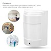 Wired Passive Motion Sensor Dual PIR Detector Warning Alarm Security
