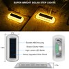 T-SUN Solar Deck Lights Outdoor Waterproof, Deck Lights Solar Powered,