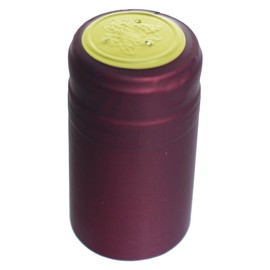 Home Brew Ohio Burgundy PVC Wine Shrink Capsules 30 count