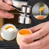 LIURFLNC 4 Pieces Egg Cups Funny + 1 Piece Egg