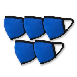 MG Premium 10-Pack Face Mask Reusable Washable Cover Masks Fashion Cloth Men Women - Blue/Black
